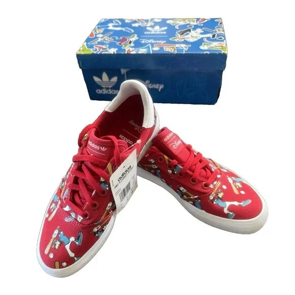 Adidas Originals 3MC C X Disney Sport Goofy adult Unisex Shoes Red NEW US 6 - Picture 1 of 13